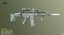 Game Ready FN SCAR-L-CQC Assault Rifle with LOD's