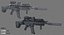 Game Ready FN SCAR-L-CQC Assault Rifle with LOD's