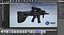 Game Ready FN SCAR-L-CQC Assault Rifle with LOD's