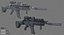 Game Ready FN SCAR-L-CQC Assault Rifle with LOD's