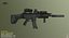 Game Ready FN SCAR-L-CQC Assault Rifle with LOD's
