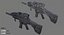 Game Ready FN SCAR-L-CQC Assault Rifle with LOD's