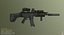 Game Ready FN SCAR-L-CQC Assault Rifle with LOD's