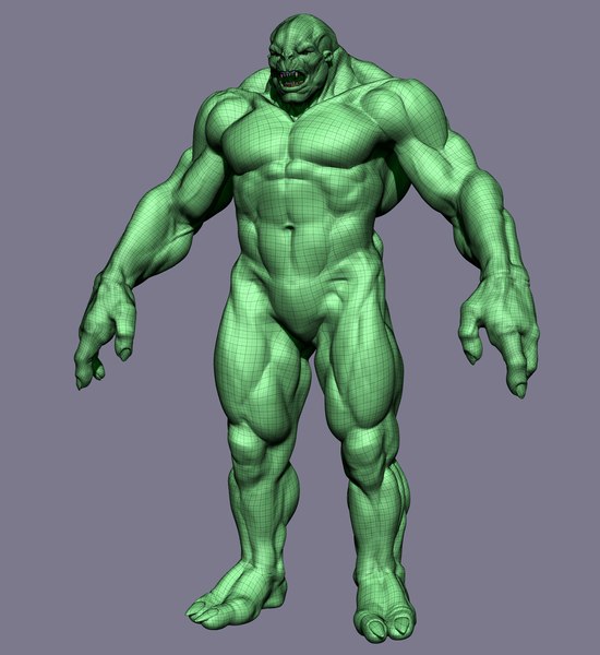 3D ORC TROLL URUK HAI - TurboSquid 1817788