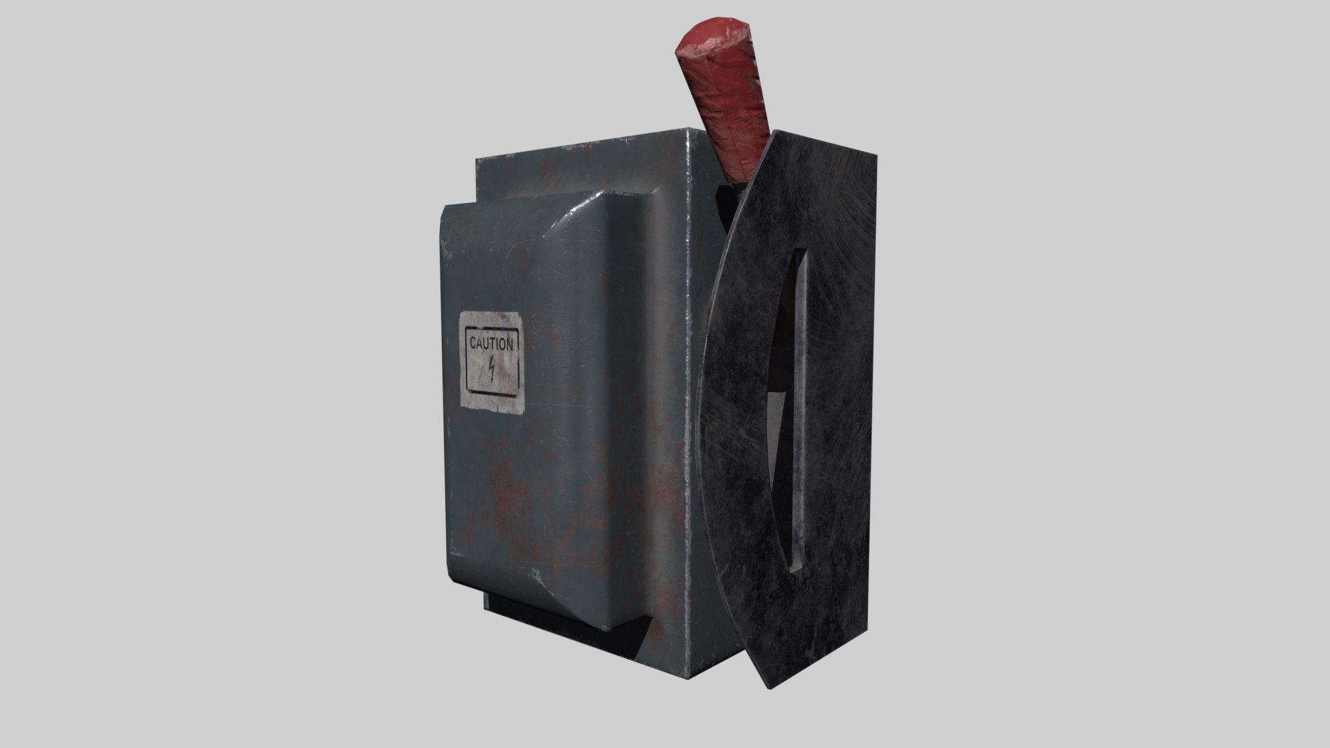 Animated Electrical Switch With Lever Model - TurboSquid 2551201