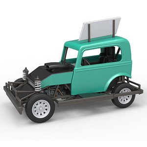 3D New Zealand Ministock car Scale 1 to 25