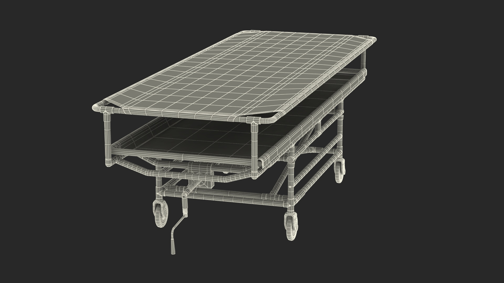 3D Covered Cadaver Gurney CSI Jevett - TurboSquid 2016290