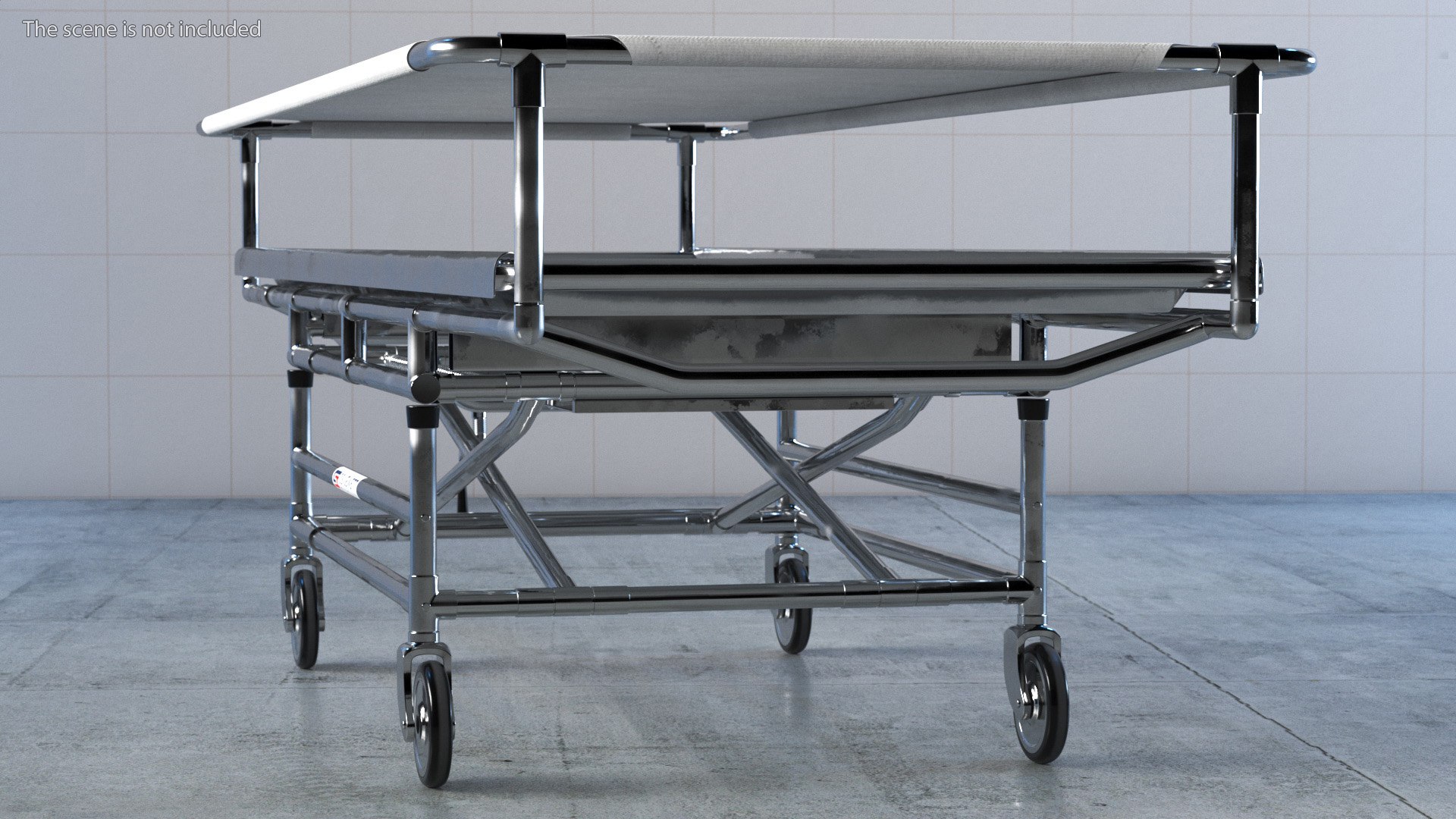 3D Covered Cadaver Gurney CSI Jevett - TurboSquid 2016290