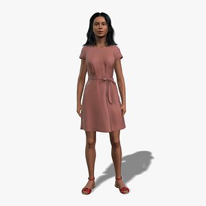 Realistic Woman Character model