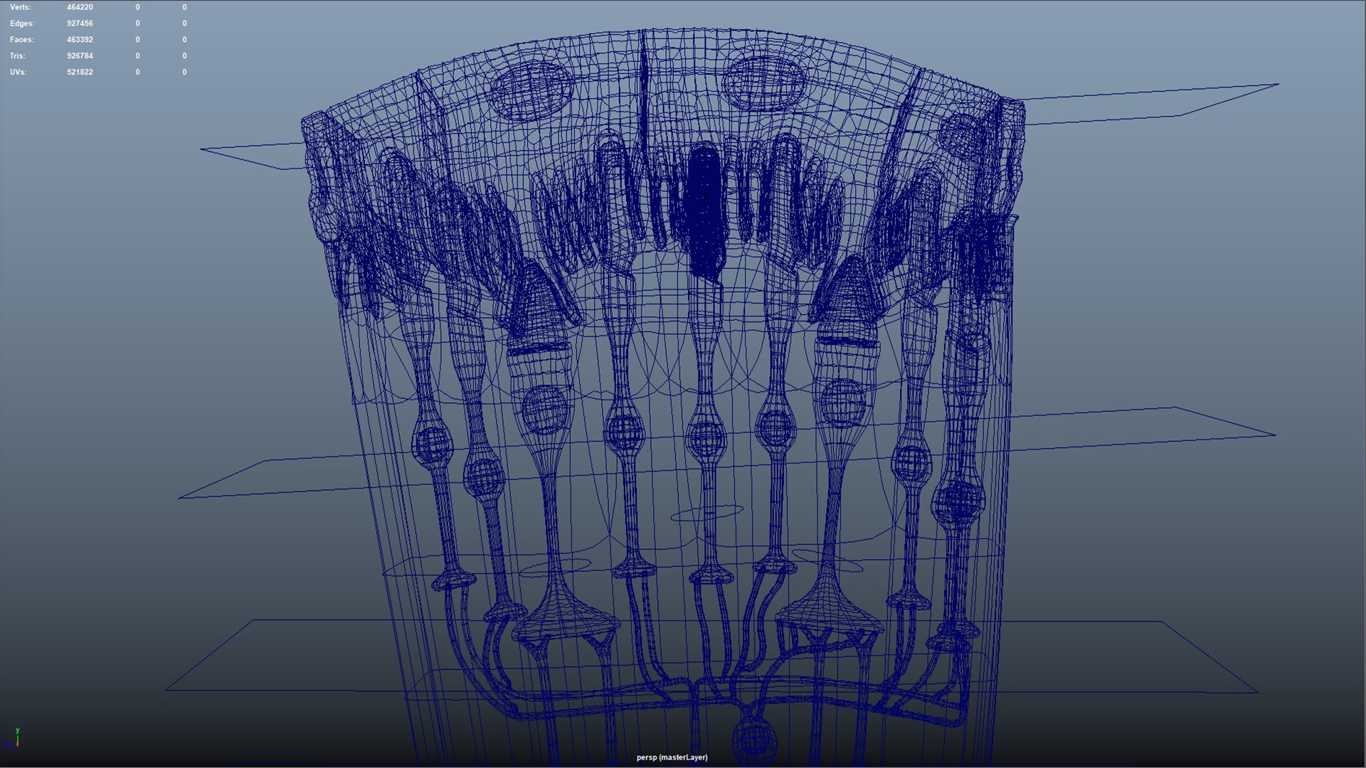 Eye Photoreceptors Rods And Cones 3D Model - TurboSquid 2192284