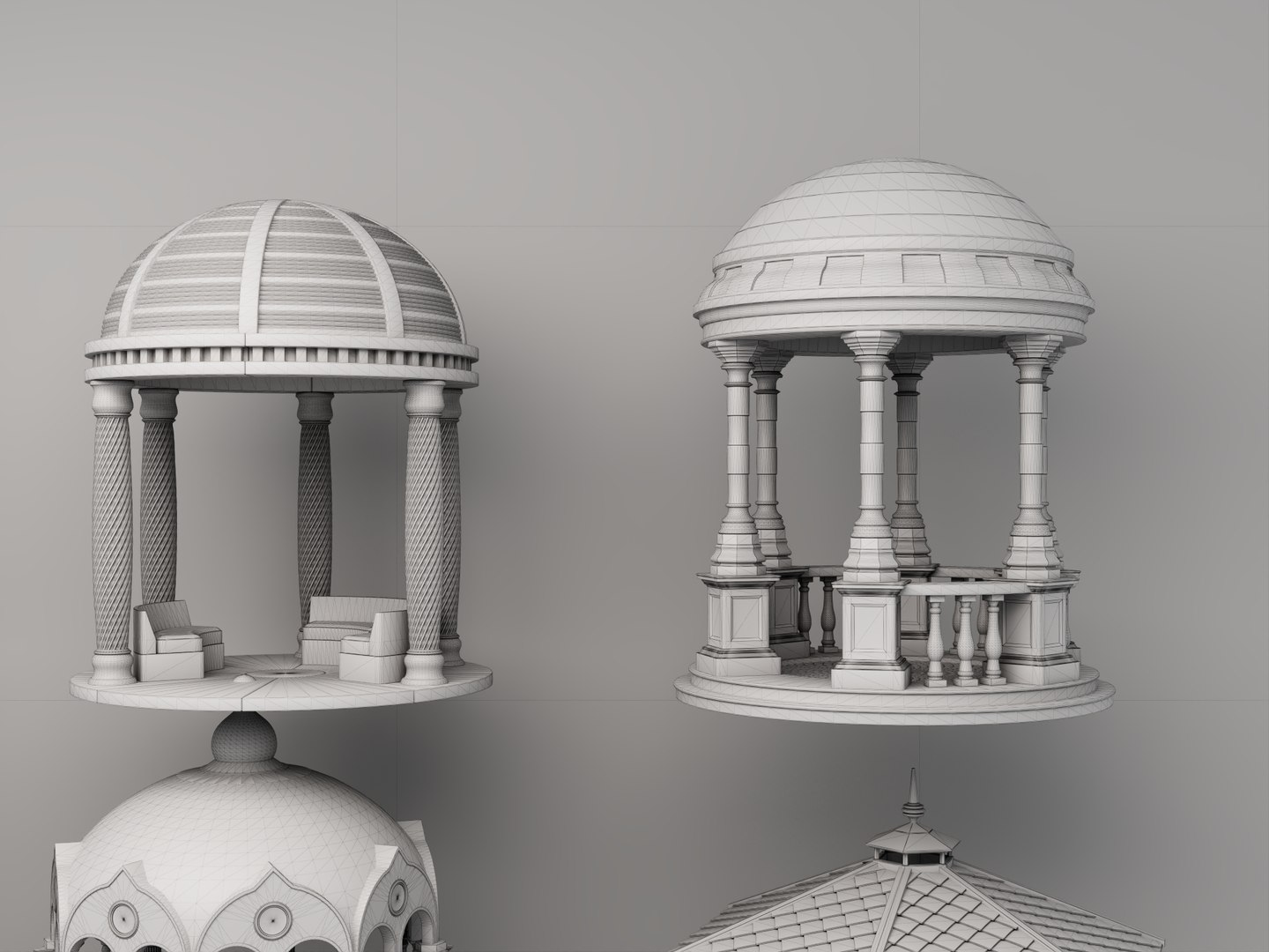 3D Ornate Garden Gazebo Pack https://p.turbosquid.com/ts-thumb/DR/dUmoEp/jJ/gazebo17/png/1783605257/1920x1080/fit_q87/43c4aa40590e64fd49ffad731f04af55f0533e34/gazebo17.jpg