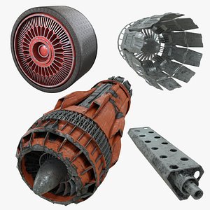 Sci-Fi Machine Parts
