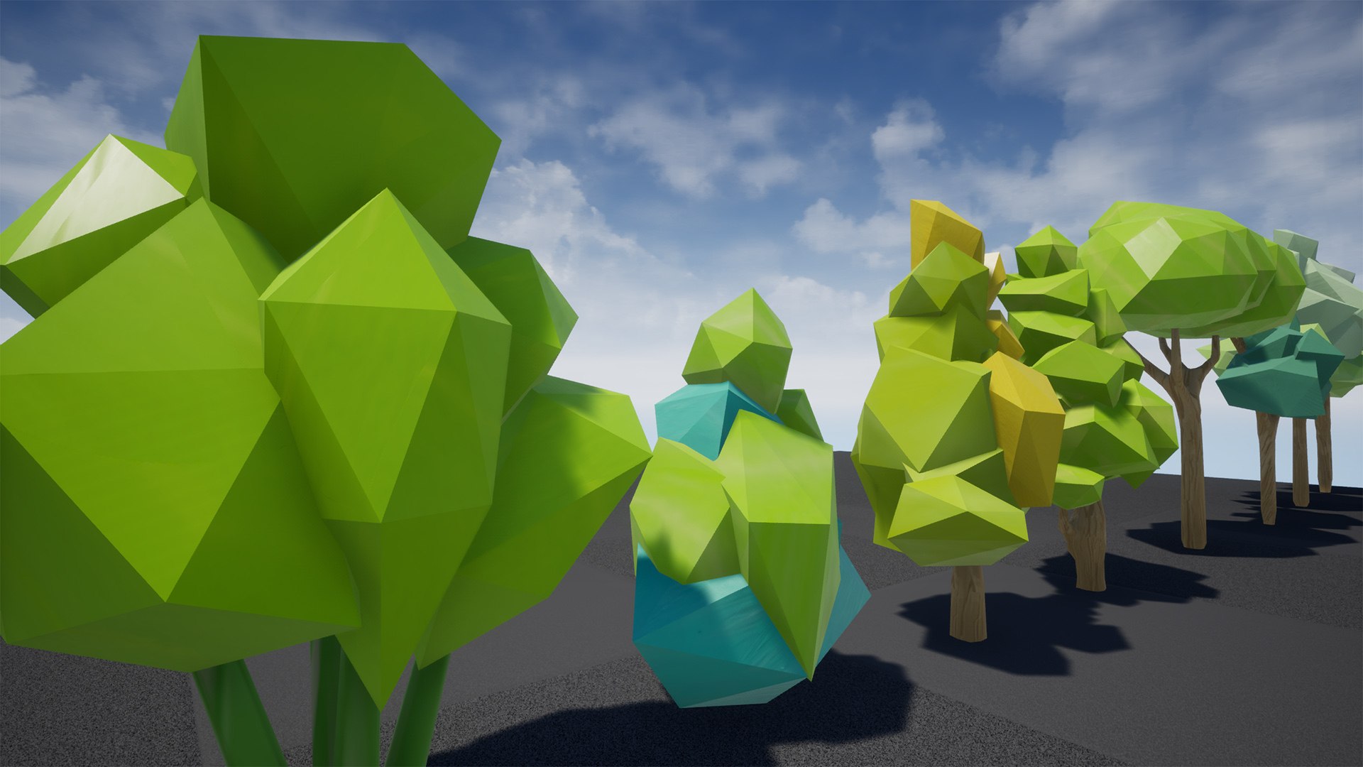 Mobile-Game Stylized Tree Pack 3D Model - TurboSquid 2306003
