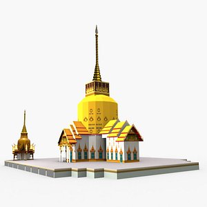 3D wat phrong akat