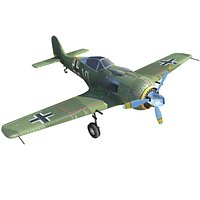 Low Poly WWII Aircraft FW-190