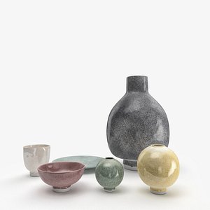 3d unico vase flowerpot model