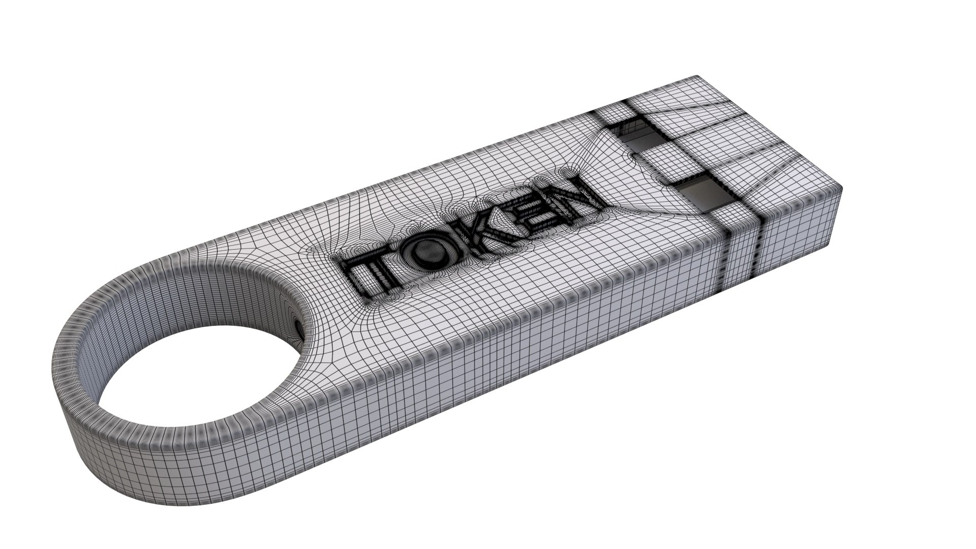 3D Token USB Key - TurboSquid 1882872