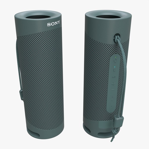 Sony Portable Wireless Speaker Green SRS-XB23 3D model