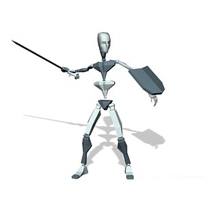 Knight idle breathing