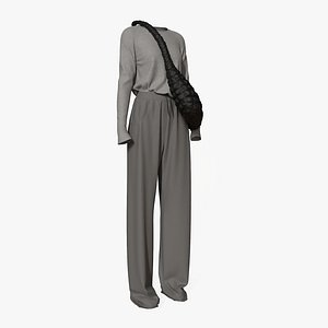 3D model Casual Womans Outfit