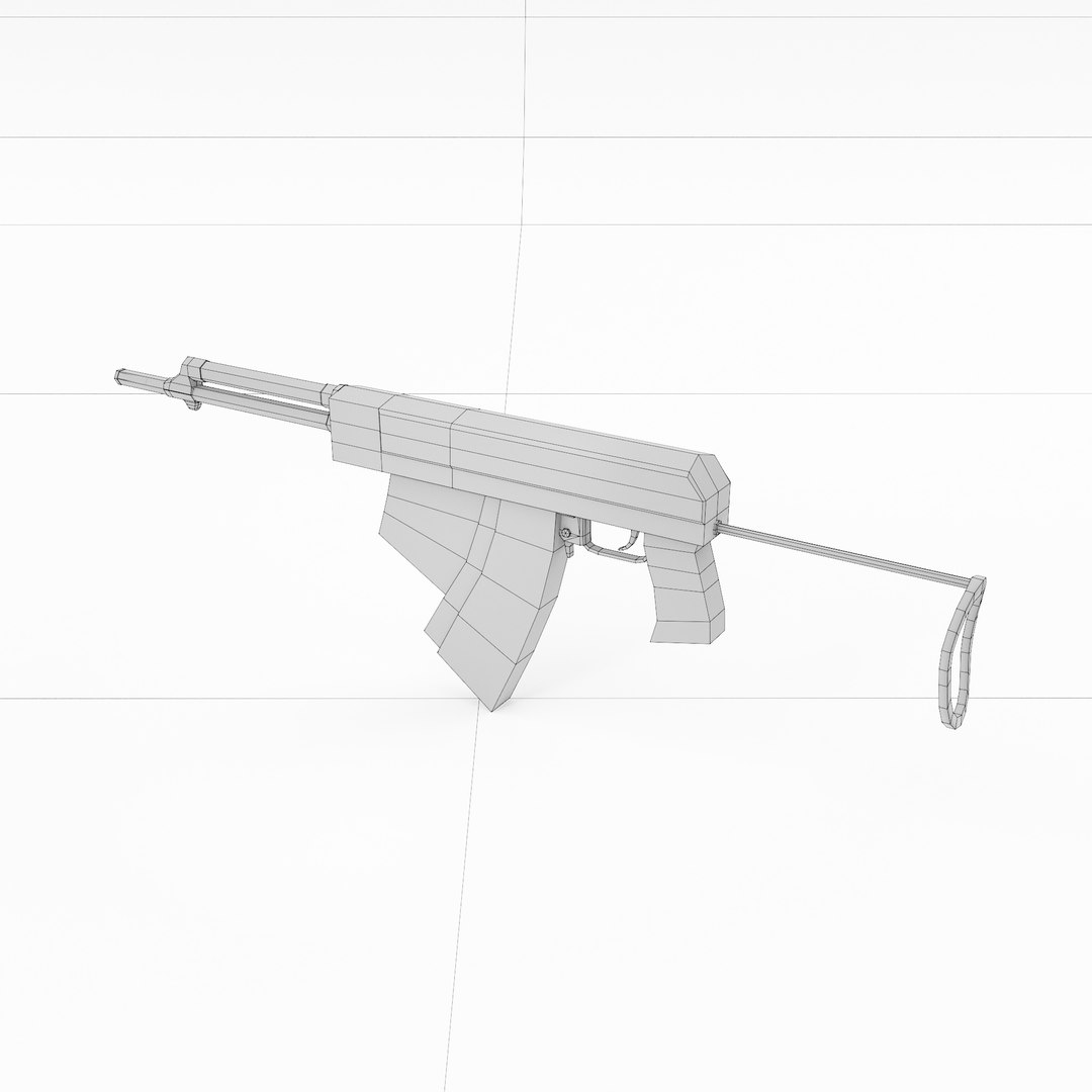 APS underwater assault rifle 3D 모델 - TurboSquid 1992780