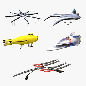 3D Spaceships Collection