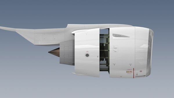 GE90喷气发动机3D模型 - TurboSquid 2162891