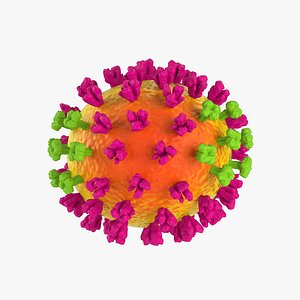 flu virus influenza 3D