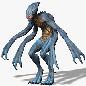 alien creature 3d max