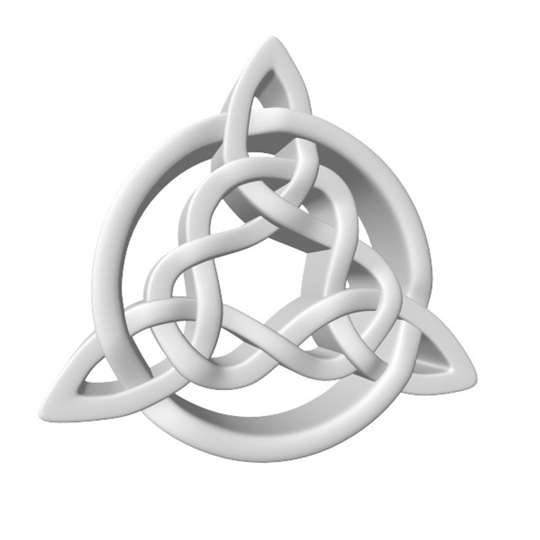 celtic knot 3d obj