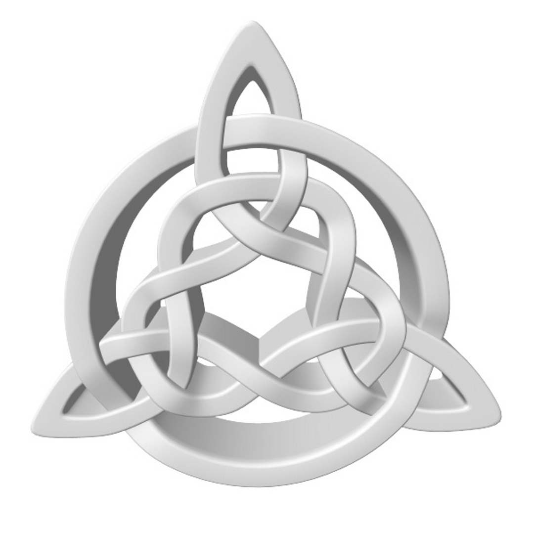 celtic knot 3d obj