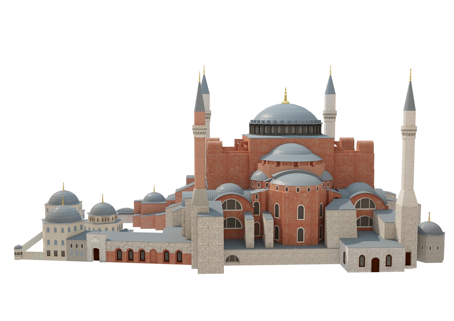 Hagia Sophia 3D Model - TurboSquid 1435812