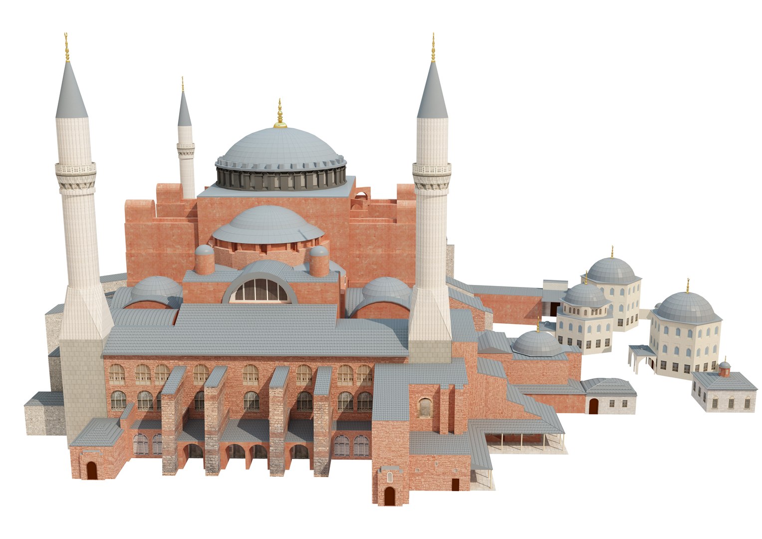 Hagia Sophia 3d Model - Turbosquid 1435812