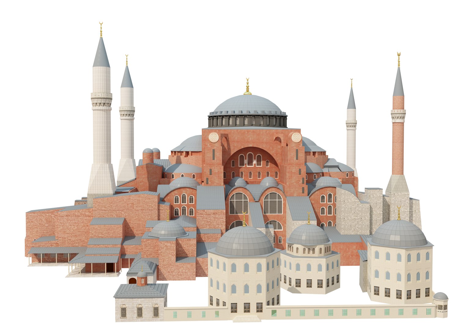 Hagia Sophia 3D Model - TurboSquid 1435812