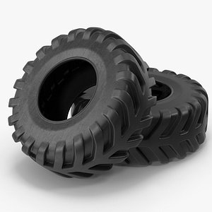 3D Tractor Tire
