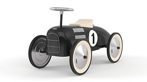 3D Retro Push Car