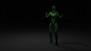 rig animations 3D model