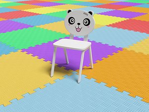 Children's carpet puzzle Kids Floor Foam Tiles 3D model
