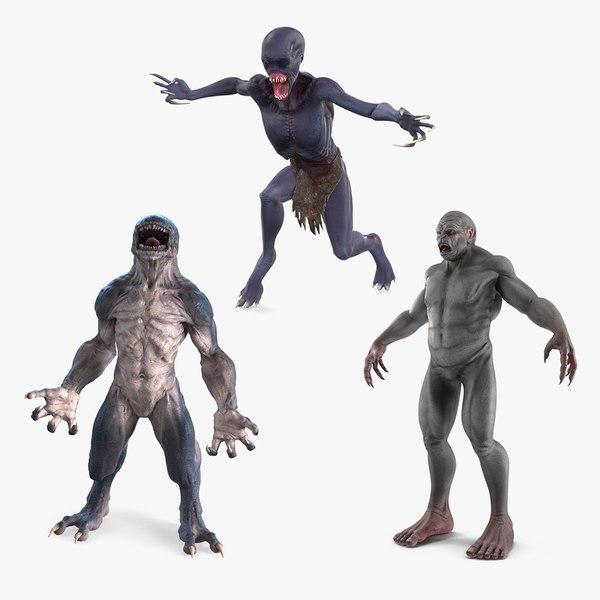 Collection Alien 3D Models for Download | TurboSquid