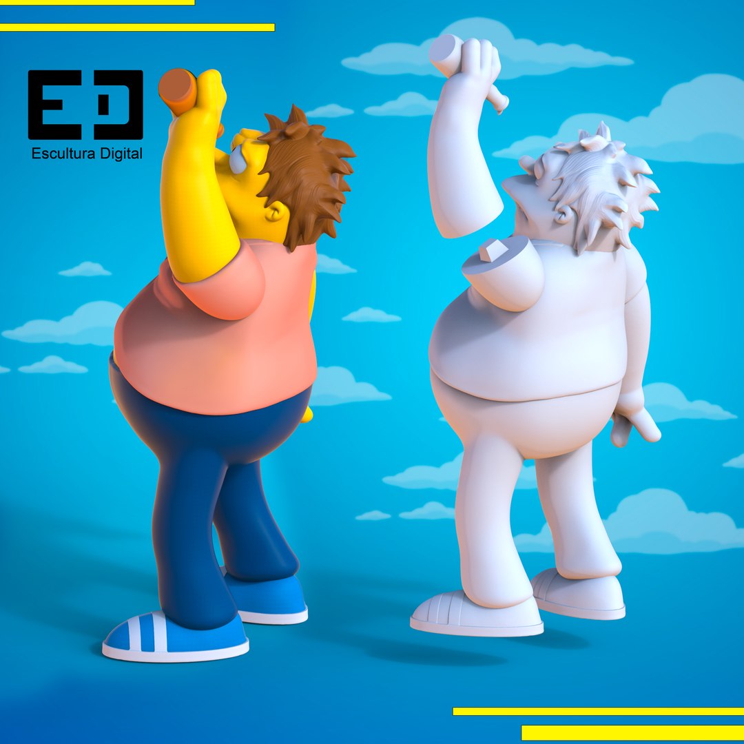 3D Barney Gumble - The Simpsons - TurboSquid 2355724