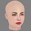 Kopf von Maria Chiara Giannetta – ohne Haare – Low-Poly-Kopf für Spiel