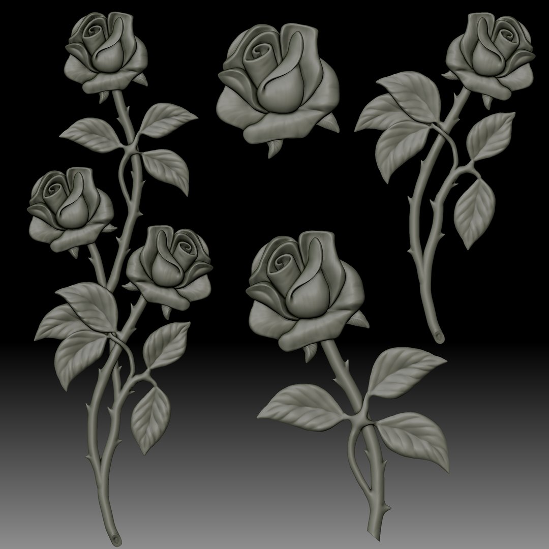 3D Roses bas-relief for CNC router or printer https://p.turbosquid.com/ts-thumb/DS/bpmYuF/It/7/jpg/1685114443/1920x1080/fit_q87/23d77d5a82217bb08b13faea80c45e3f89f3bbbe/7.jpg