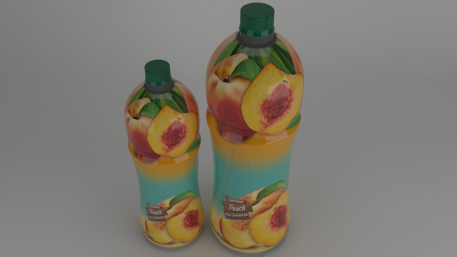 Juice bottle 3D model - TurboSquid 1521165