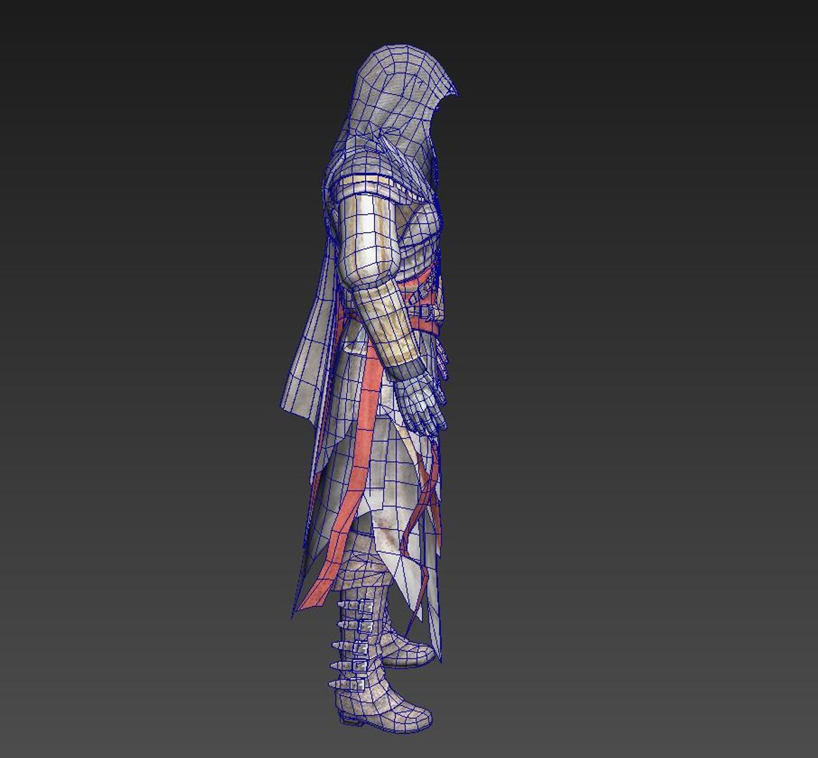 Hey everyone made Ezio Auditore da Firenze from Assassin's Creed Revelations.  Made in Blender 2.90. : r/blender