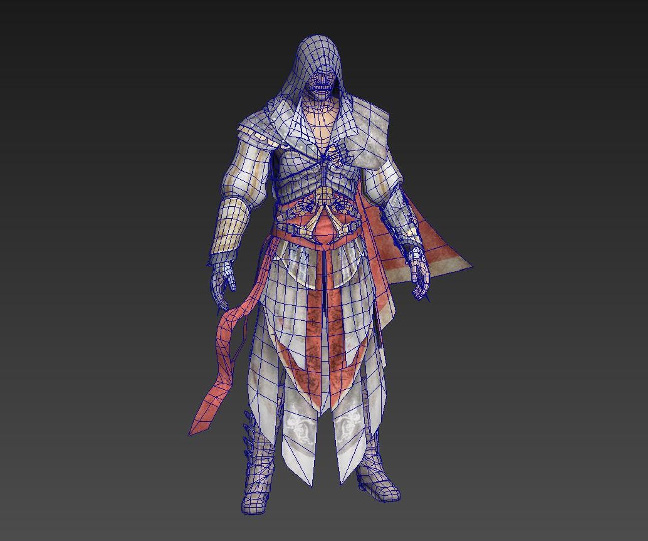 Hey everyone made Ezio Auditore da Firenze from Assassin's Creed Revelations.  Made in Blender 2.90. : r/blender