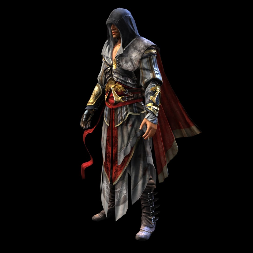 Hey everyone made Ezio Auditore da Firenze from Assassin's Creed Revelations.  Made in Blender 2.90. : r/blender