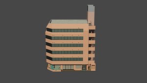 3D Japanese Office Building model