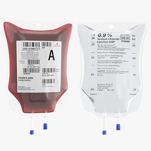 IV And Blood Bags
