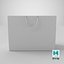 3D model paper shopping bag string