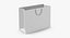 3D model paper shopping bag string